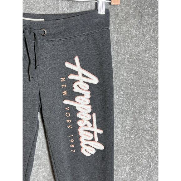 Aeropostale SPELLOUT Pull On Drawstring Jogger Lounge Sweatpants Womens Size XS‎ - Picture 5 of 9